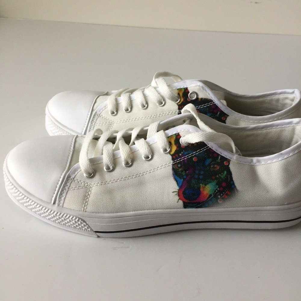 Fashion Sneakers With Dog Graphic